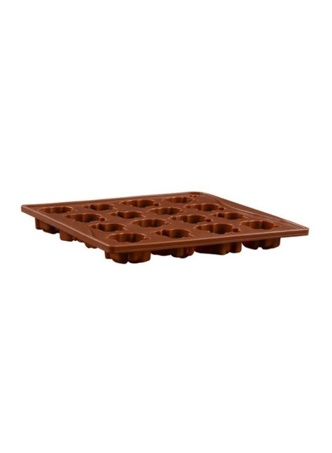 Sharpdo Silicone Chocolate Mould Brown 18x17x2.2cm - Image 4